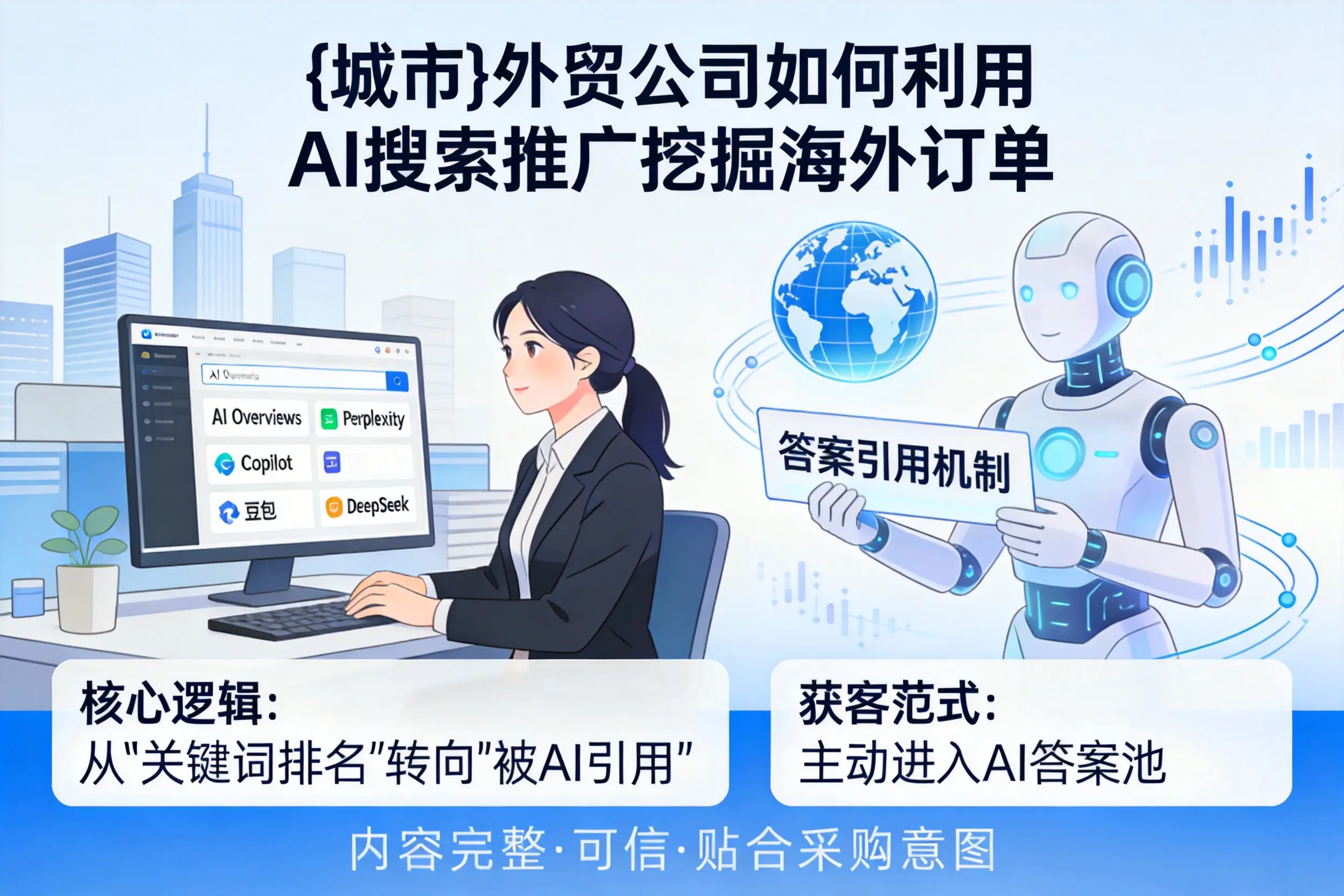 文昌外贸公司如何利用AI搜索推广挖掘海外订单