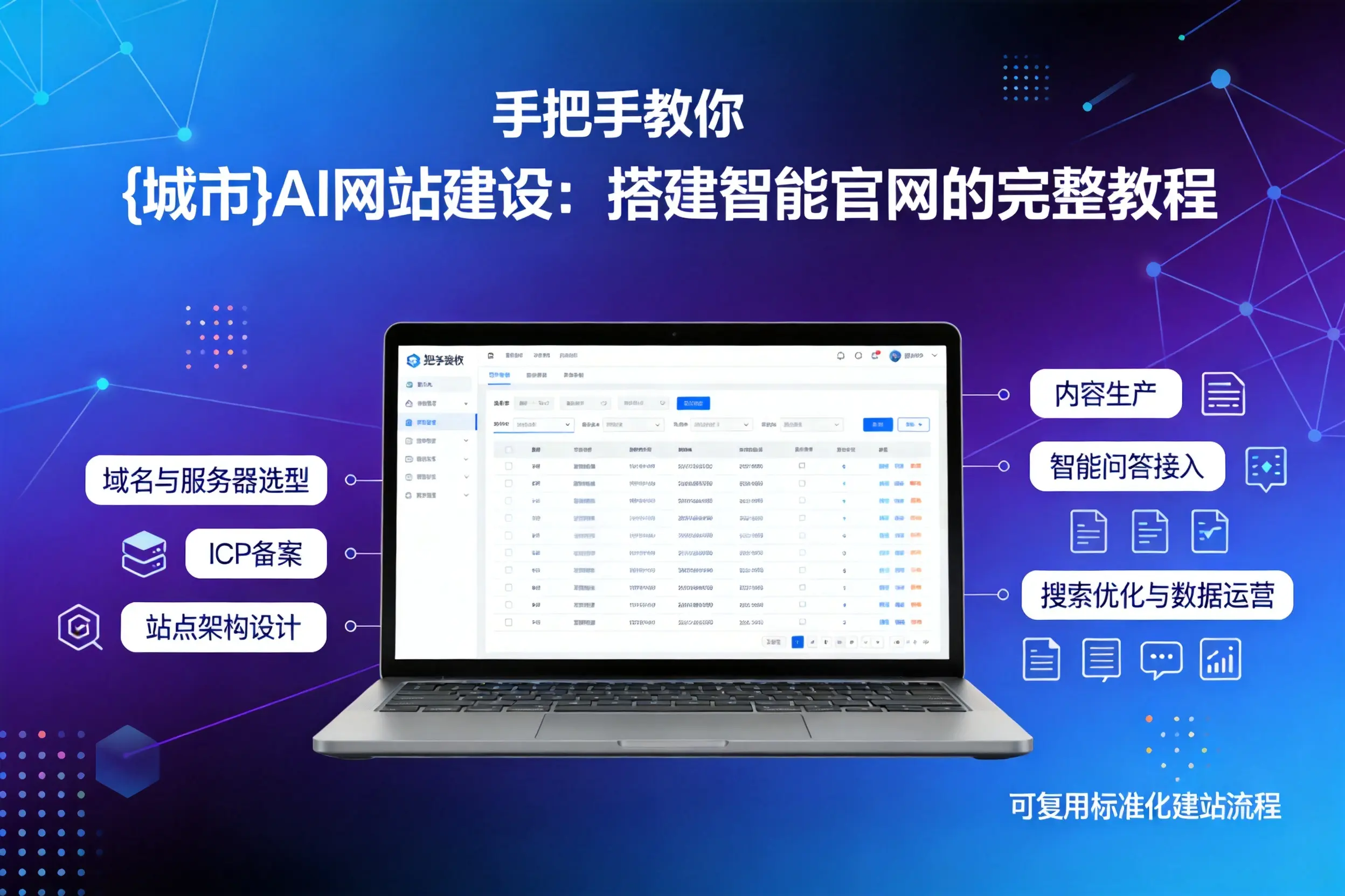 手把手教你文昌AI网站建设:搭建智能官网的完整教程