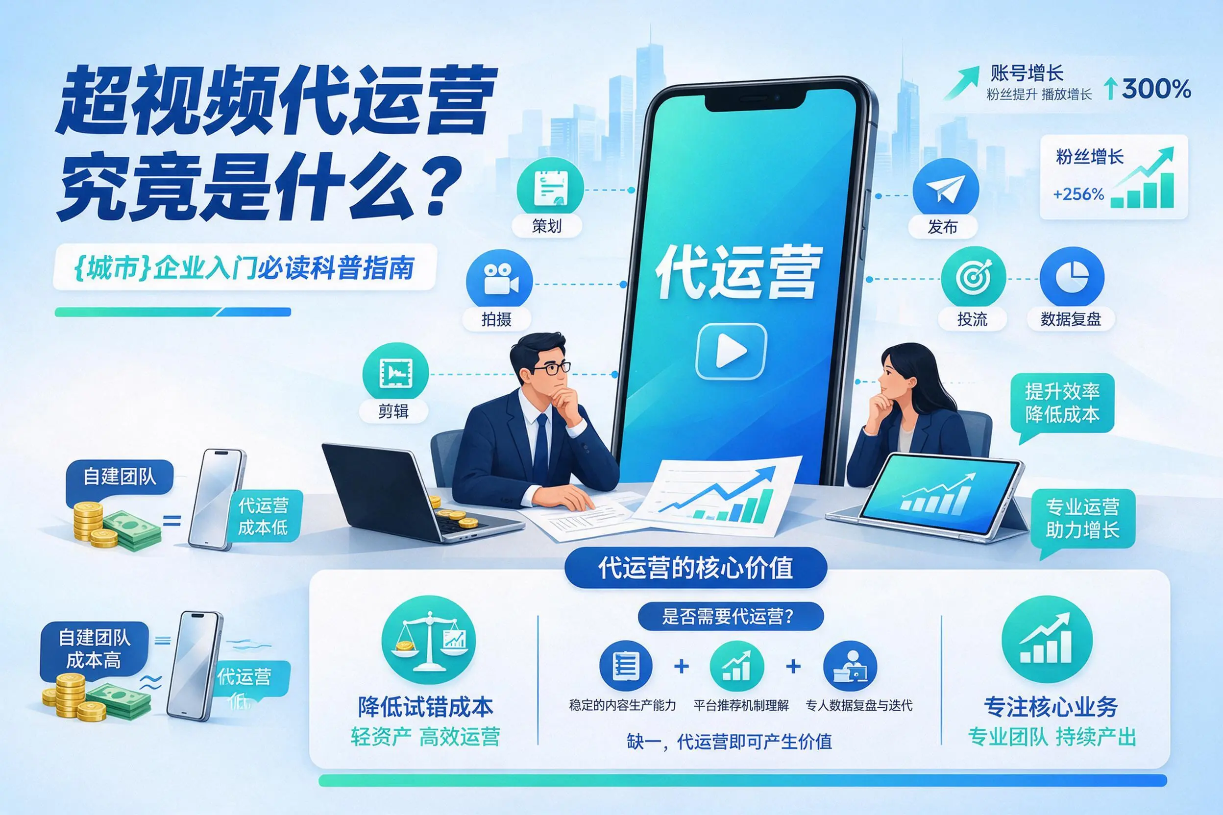 短视频代运营究竟是什么?文昌企业入门必读科普指南