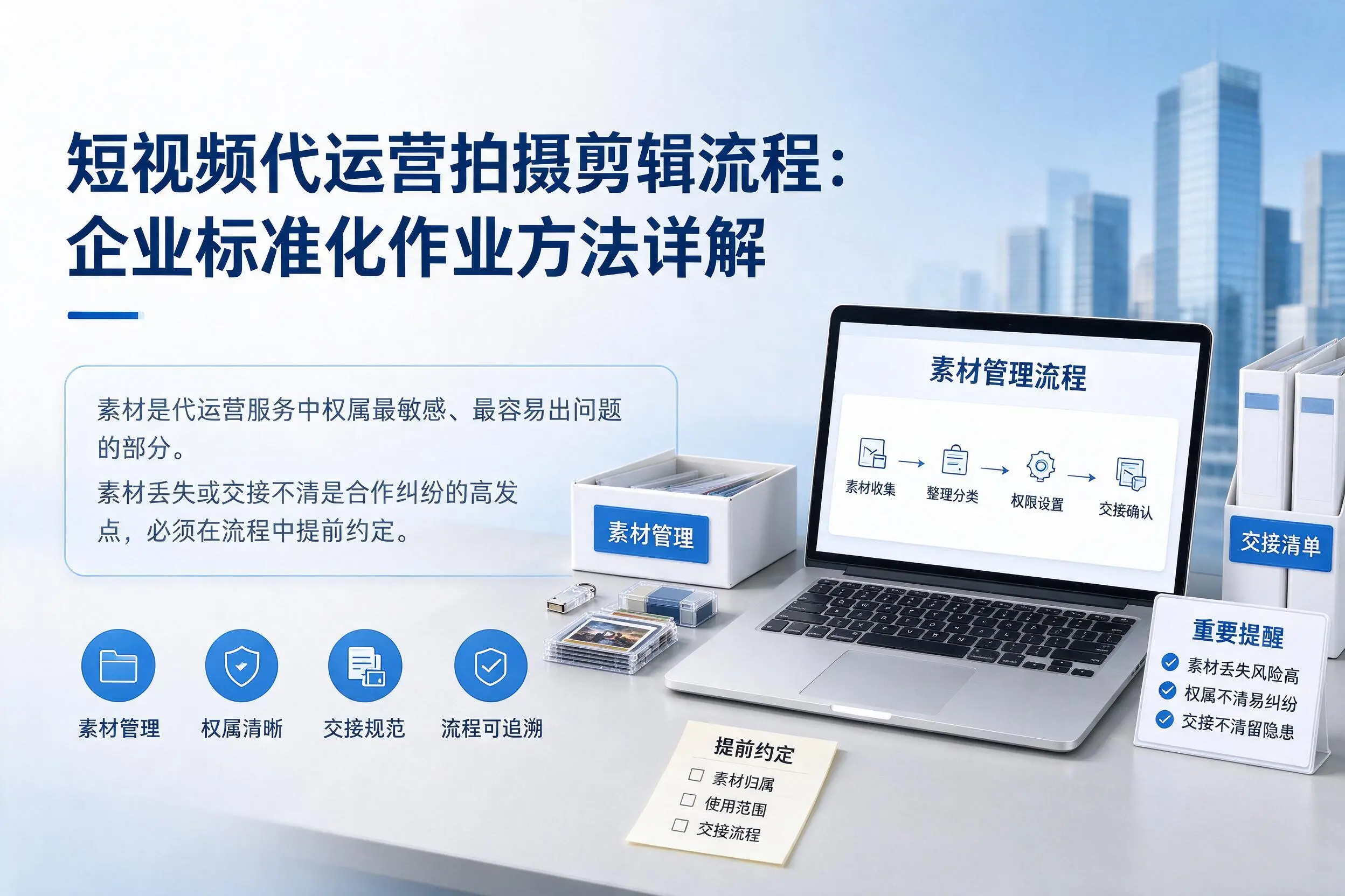 短视频代运营拍摄剪辑流程:文昌企业标准化作业方法详解