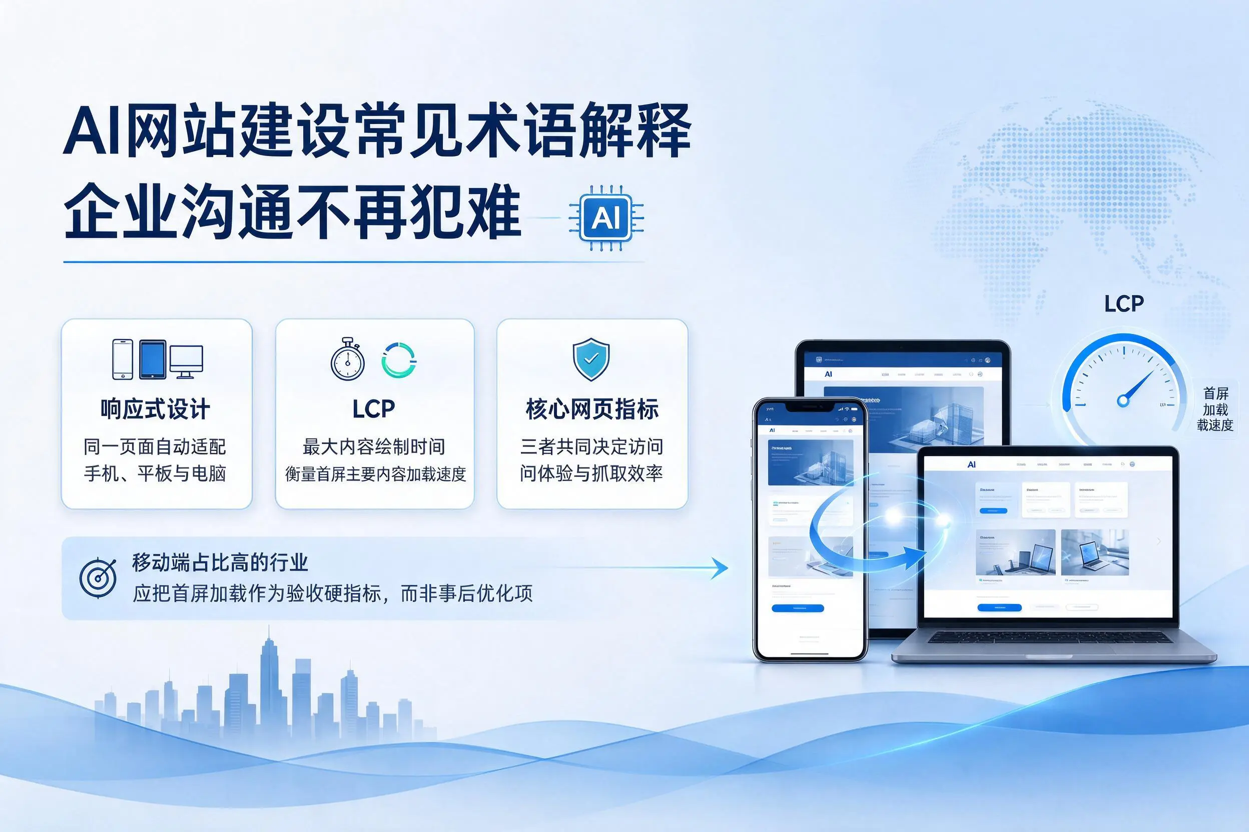 AI网站建设常见术语解释,文昌企业沟通不再犯难